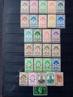 MADAGASCAR. 1943 à 1945. N° 265 à 299. Lot De 28 NEUFS+ .Séries Complètes. Côte YT Colonies 2022 : 23,25 € - Unused Stamps