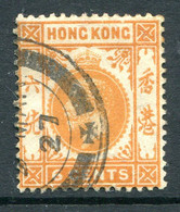 Hong Kong 1912-21 KGV - Wmk. Mult. Crown CA - 6c Orange-brown Used (SG 103a) - Gebruikt