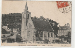 DEPT 76 : édit. N D N° 30 : Villequier L'église - Villequier