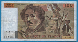FRANCE 100 FRANCS 1995 # A.288 P# 154h Delacroix - 100 F 1978-1995 ''Delacroix''