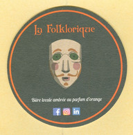 1 S/b Bière La Folklorique (R/V) - Bierviltjes