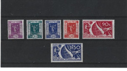 TIMBRE FRANCE N°322 A N°327 NEUF** LUXE - Unused Stamps