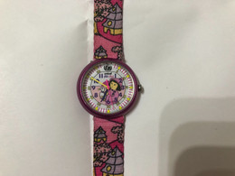 OROLOGIO DA BAMBINA FLIK FLAK UNICEF CAPODANNO ANNO CINESE 1997 ETA SWISS MADE RARO. - Montres Gousset