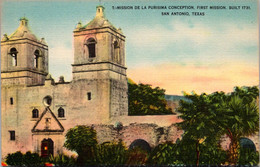 Texas San Antonio Mission De La Purisma First Mission Built 1731 - San Antonio