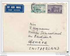 37-45 - Lettre Envoyée De New Dehli En Suisse 1949 - Storia Postale