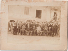 4444 BILLIAT Localisé Dans Le Bourg - Photo 17x12,5 Sur Carton Auberge RECAMIER Vers 1890/1900 - Métiers