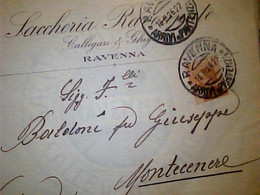 BUSTA REGNO: SACCHERIA RAVENNATE 60 C MICHETTI  X MONTECENERE MO 1926  IJ1338 - Ravenna