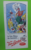 Delcampe - Buvard 221 - Pain D'épices VAN LYNDEN - Jeanne Hachette - état D'usage : Voir Photos - 10x20 Cm Environ - Année 1960 - Gingerbread