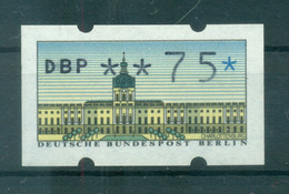 Berlin Ouest  1987 - Michel N. 1 - Timbre De Distributeur 75 Pf. (Y & T N. 1) - Macchine Per Obliterare (EMA)