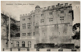 CPA 30 Aramon Le Château Façade Du Couchant 1918 - Aramon