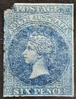 SOUTH AUSTRALIA 1855 - MLH - Sc# 12 - 6d - Damaged On Upper Left Corner! - Nuevos