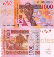 WEST AFRICAN STATES, GUINEA BISSAU, 1000, 2020, Code S, P-New, (Not Listed In Catalog), UNC - West-Afrikaanse Staten