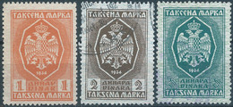 Yugoslavia -Juogoslavia- 1934 Revenue Stamps Fiscal Tax Used - Service