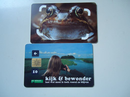 NETHERLANDS  USED PHONECARDS  FROG - Autres & Non Classés