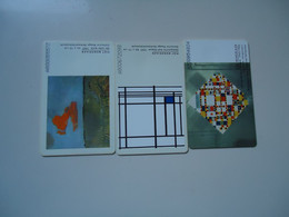 NETHERLANDS  USED PHONECARDS SET 3 PAINTING - Other & Unclassified