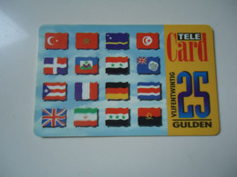 NETHERLANDS  USED PHONECARDS   PREPAID  FLAGS - Sonstige & Ohne Zuordnung