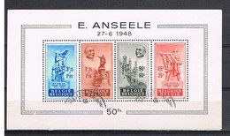 T61  -  Au Profit De La Fondation D'Edouard Anseele Homme D'état Socialiste Bloc Feuillet N°26 Oblitéré - Bloques 1924 – 1960