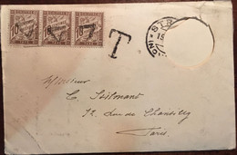 Enveloppe à Trou De 1914, Timbres Taxe (Marcophilie Lettres) Postée De STESA, Cpa ISOLA BELLA LAGO MAGGIORE - Altre Città