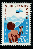 NL0403 Netherlands New Guinea 1959 Children And Aircraft 1V MNH - Nouvelle Guinée Néerlandaise