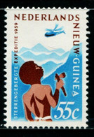 NL0403 Netherlands New Guinea 1959 Children And Aircraft 1V MNH - Nederlands Nieuw-Guinea