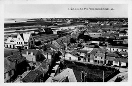 St Gilles Croix De Vie * Vue Générale * La Gare * Ligne Chemin De Fer - Saint Gilles Croix De Vie