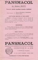 BUVARD & BLOTTER - Pharmacie - PANSMACOL Du Docteur MOITY - Laboratoire M. DE RIVE - BOCQUILLON Pharmacien Paris XVème - Produits Pharmaceutiques