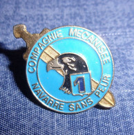 Pin's 1° Compagnie Mécanisée Du 5° Régiment D’Infanterie - Militaria