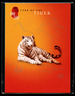 CHINA / HONG KONG - 2010  Year Of The Tiger Postcards.  Unopened Set. Unaddressed. Special  Comm Cancel..  Set 42. - Postwaardestukken