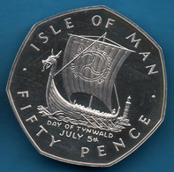 ISLE OF MAN 50 PENCE 1979 D KM# 51a DAY OF TYNWALD  Silver Proof  .925 Argent - Isle Of Man