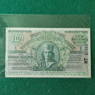 IRLANDA IRISH OSPITALS 10 SHILLING 1934 - Irlanda