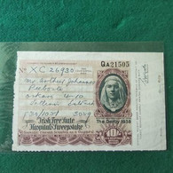 IRLANDA IRISH OSPITALS 10 SHILLING 1938 - Irlanda