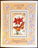 Anguilla 1982 Easter Butterflies Minisheet MNH - Butterflies