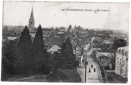 Chantonnay  Vendée Vue Générale 1910 état Très Bon - Chantonnay