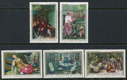 YUGOSLAVIA 1967 19th Century Paintings MNH / **.  Michel 1257-61 - Unused Stamps