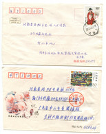 CHINA PRC - Ten (10) Covers With Different Stamps. All Sent In The Mail. - Collections, Lots & Series