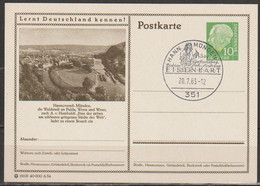 BRD Ganzsache 1954 MiNr.P23/0111 Hannoversch Münden Gebraucht( PK 56) Günstige Versandkosten - Postales Ilustrados - Usados