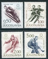 YUGOSLAVIA 1968 Winter Olympic Games MNH / **.  Michel 1262-65 - Unused Stamps