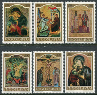 YUGOSLAVIA 1968 Medieval Ikons MNH / **.  Michel 1268-73 - Nuevos