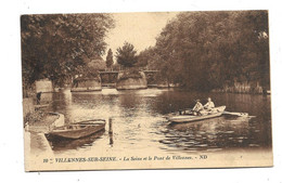 VILLENNES SUR SEINE LA SEINE ET LE PONT DE VILLENNES - Villennes-sur-Seine