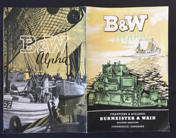 Chantiers & Ateliers Burmeister & Wain - B & W Alpha - Moteurs Marins - Scheepsmotoren - BROCHURE - Boats