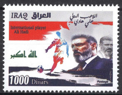 2021 NEW *** Iraq MNH Iraq International Football Player Ali Hadi,  MNH - MS  Mint (**) - Iraq