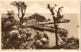 Lantern Hill & Pier With Sailing Ship, Ilfracombe 1930 (J,Salmon- "Gravure") - Ilfracombe