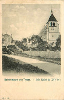 St Maure * Près Troyes * Route Et Vue Sur L'église - Other & Unclassified