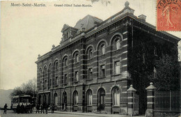 Mont St Martin * Façade Le Grand Hôtel St Martin * Tramway Tram - Mont Saint Martin