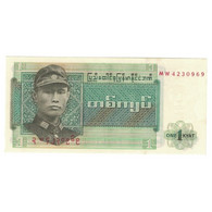 Billet, Birmanie, 1 Kyat, Undated (1972), KM:56, SPL - Myanmar