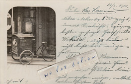 VIENNE  - Un Triporteur De La Maison LANG ? En 1901 ( Carte Photo Précurseur à Destination De Paris - Champs Elysées ) - Andere & Zonder Classificatie