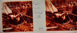 Vue Stéréo Stéréoscopique Verre Guerre 1914 1918   Verdun Avion  Allemand écrasé - 1914-18