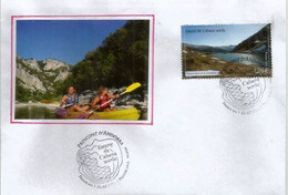 2021 Estany De Cabana Sorda. LAC, 2.290 Metres D’altitude,parròquia De Canillo.  FDC ANDORRA - Cartas & Documentos