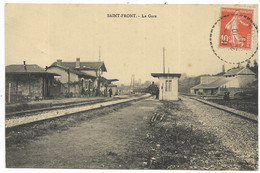 47-SAINT-FRONT- La Gare... 1911  Animé  Arrivée D'un Train... - Otros Municipios