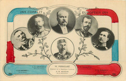 1914 CONFLIT EUROPEEN  M.POINCARE & S.M NICOLAS - Personaggi